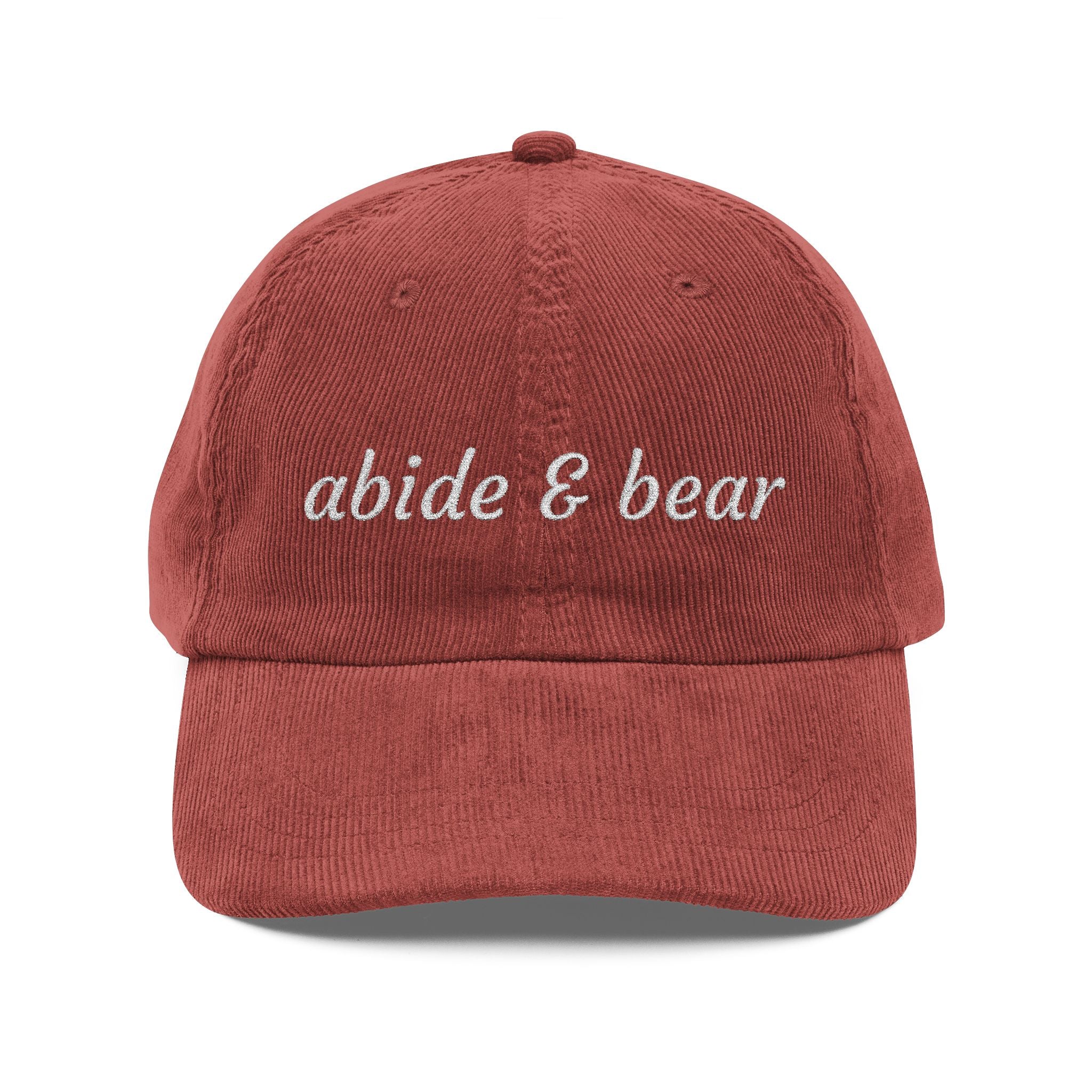 Vintage Corduroy Cap (Embroidery)