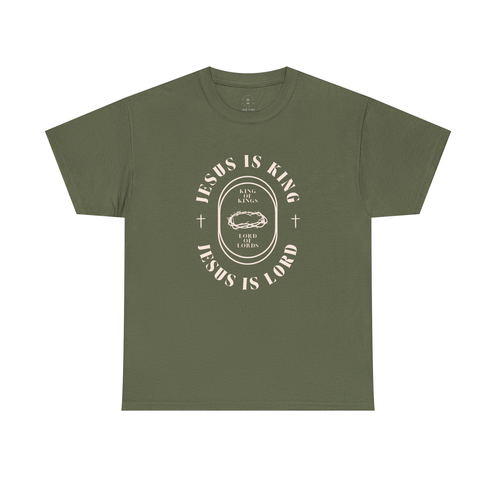 Jesus is Lord: Mens Unisex Heavy Cotton Tee