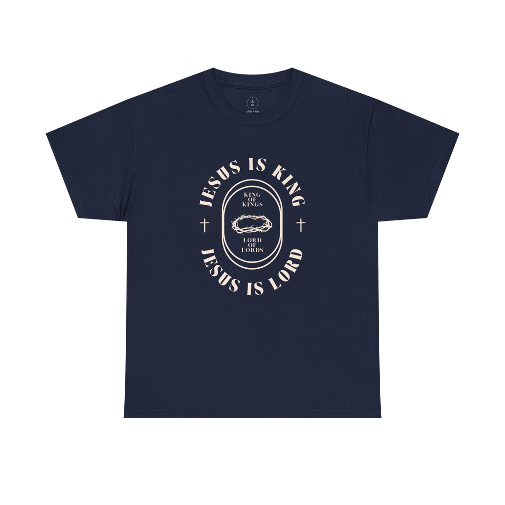 Jesus is Lord: Mens Unisex Heavy Cotton Tee