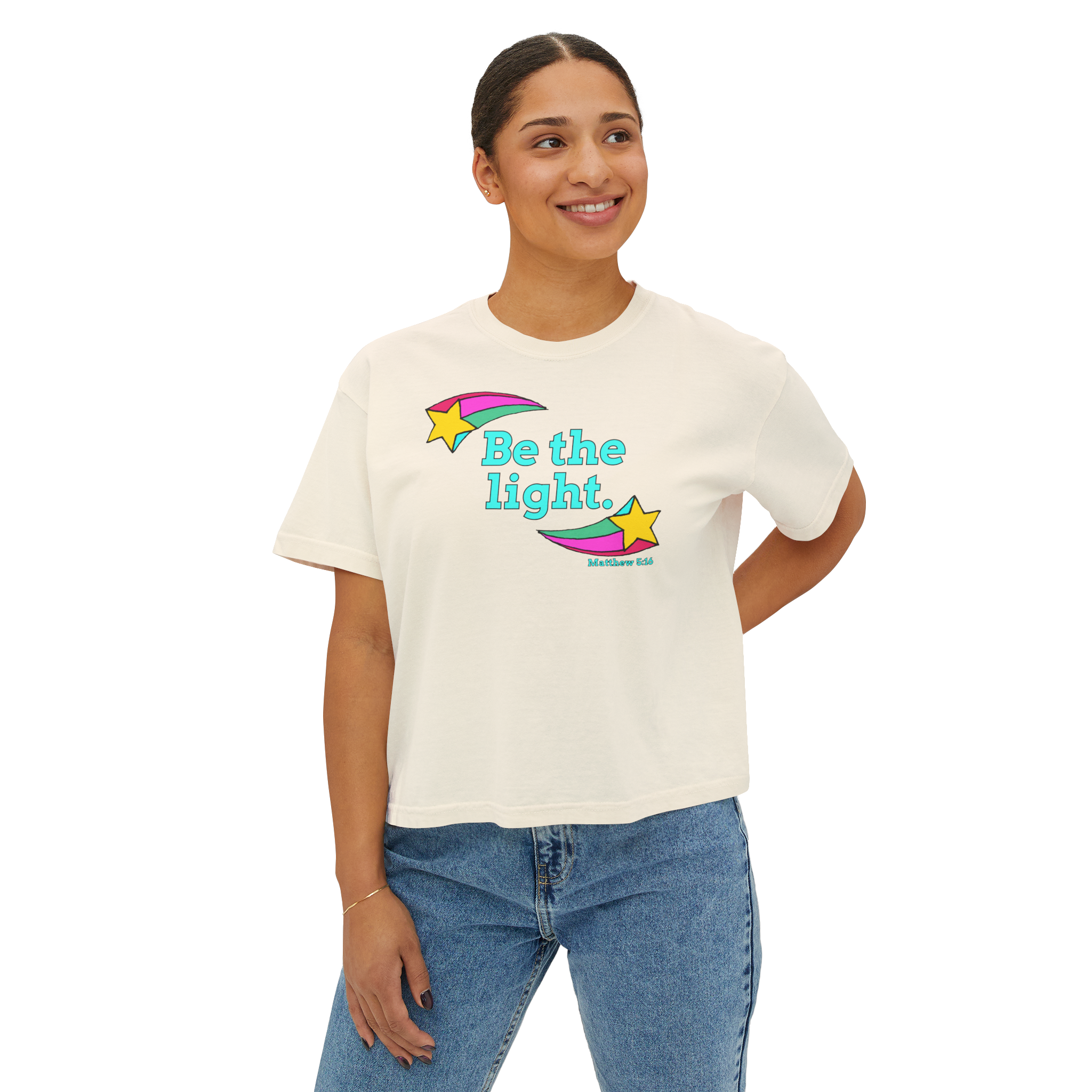Be The Light: Women's Boxy Tee